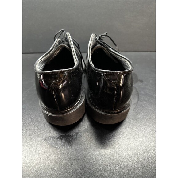 Bates Uniform Oxford Shoes High Gloss Vibram Outsole SIZE 10D - Picture 2 of 4